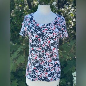 Jones New York red, white, and blue  T-Shirt - size L